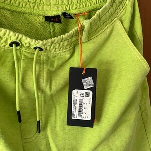 Hugo Boss Neon Green Athletic Shorts
